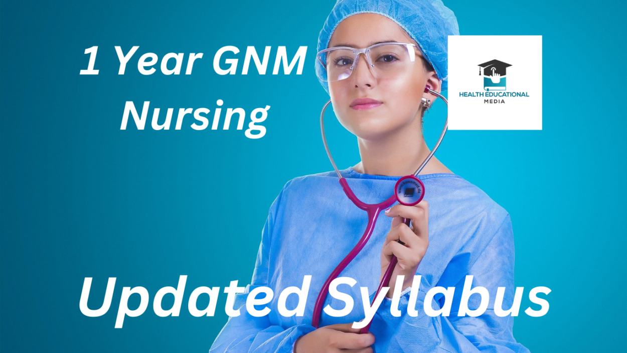1 Year GNM Syllabus