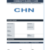 Sample community elder care front page for GNM nursing students