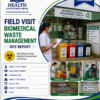 Biomedical waste management site visit report format for GNM nursing students