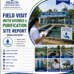 Water Resource and Purification Site Visit – GNM Nursing Practical Record