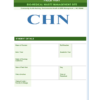 Sample biomedical waste management site visit report front page for GNM nursing students