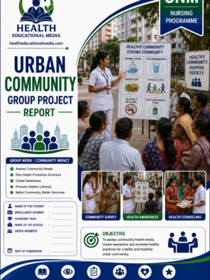 Group project in an urban area format for GNM nursing students