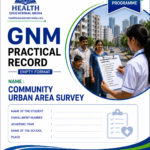 Community and urban survey format for GNM nursing students
