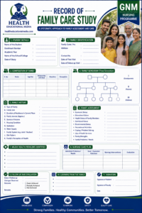 Family Care Study Format