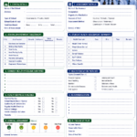 School health assessment format for GNM nursing students