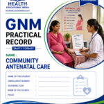 Community antenatal care format for GNM nursing students