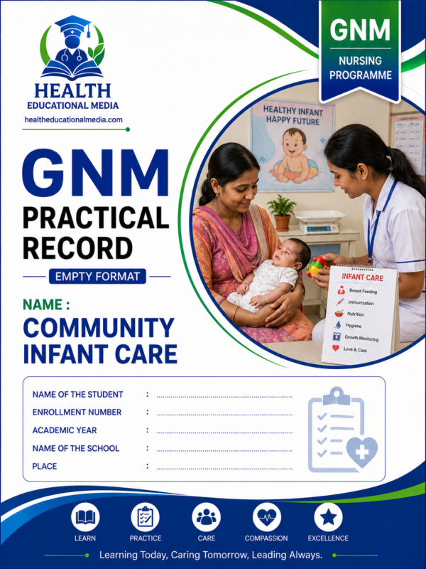 Community Infant Care – GNM Nursing Practical Record