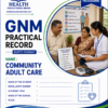 Community adult care format for GNM nursing students