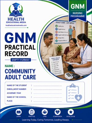 Community adult care format for GNM nursing students