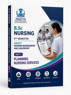 Planning Nursing Services Unit 3 – Nursing Management and Leadership – 6th Semester B.Sc Nursing RGUHS PDF