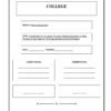 Sample page from M.Sc. Nursing Nursing Education Practical Record