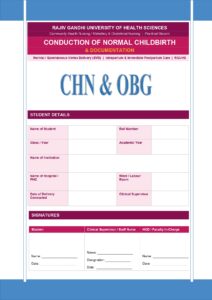 Normal Childbirth Documentation Format