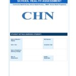 School Health Assessment Format PDF, 19 pages, for B.Sc Nursing and Post Basic B.Sc Nursing students.