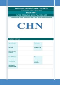 Water Resource and Purification Site Visit Format