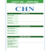Sample health talk urban community front page for GNM nursing students