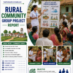 Group project in a rural area format for GNM nursing students
