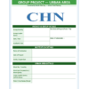 Sample group project urban area front page for GNM nursing students
