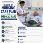 Nursing care plan medical ward format for GNM nursing students