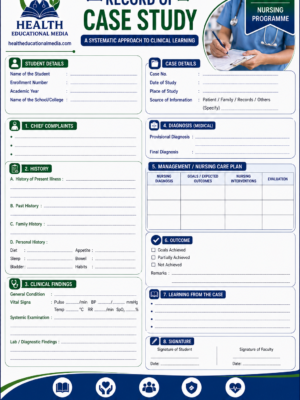 Home 2 Nursing Case Study Format – 34 Pages for 1st, 2nd and 3rd Year Nursing Students