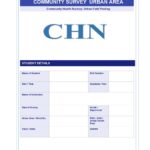 Community Survey Urban Area format PDF for B.Sc Nursing and Post Basic B.Sc Nursing students