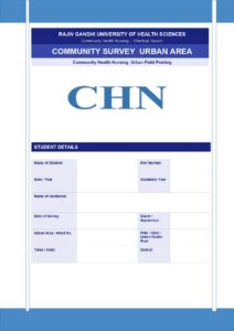 Community Survey Urban Area Format