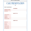 Nursing Case Presentation Format – 32 Pages for 1st, 2nd and 3rd Year Nursing Students