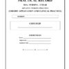 Advance Nursing Practice Practical Record PDF for M.Sc. Nursing I Year