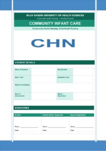 Community Infant Care Format