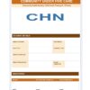 Community Under Five Care Format PDF, 13 pages, for B.Sc Nursing and Post Basic B.Sc Nursing students.