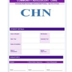 Community Adolescent Care Format PDF, 18 pages, for B.Sc Nursing and Post Basic B.Sc Nursing students.