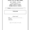 M.Sc. Nursing 2nd Year Practical Record for Medical Surgical Nursing – Clinical Specialty II, Nephro-Urology Nursing